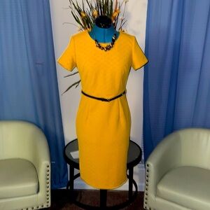 Collection | Textured Print Short Sleeve Shift Dress​